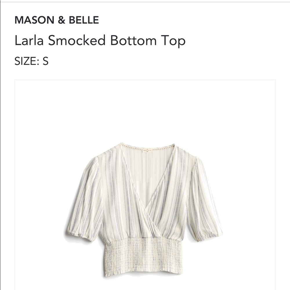 Mason & Belle smocked top